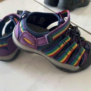 Keen Kids' Rainbow Striped Sandals